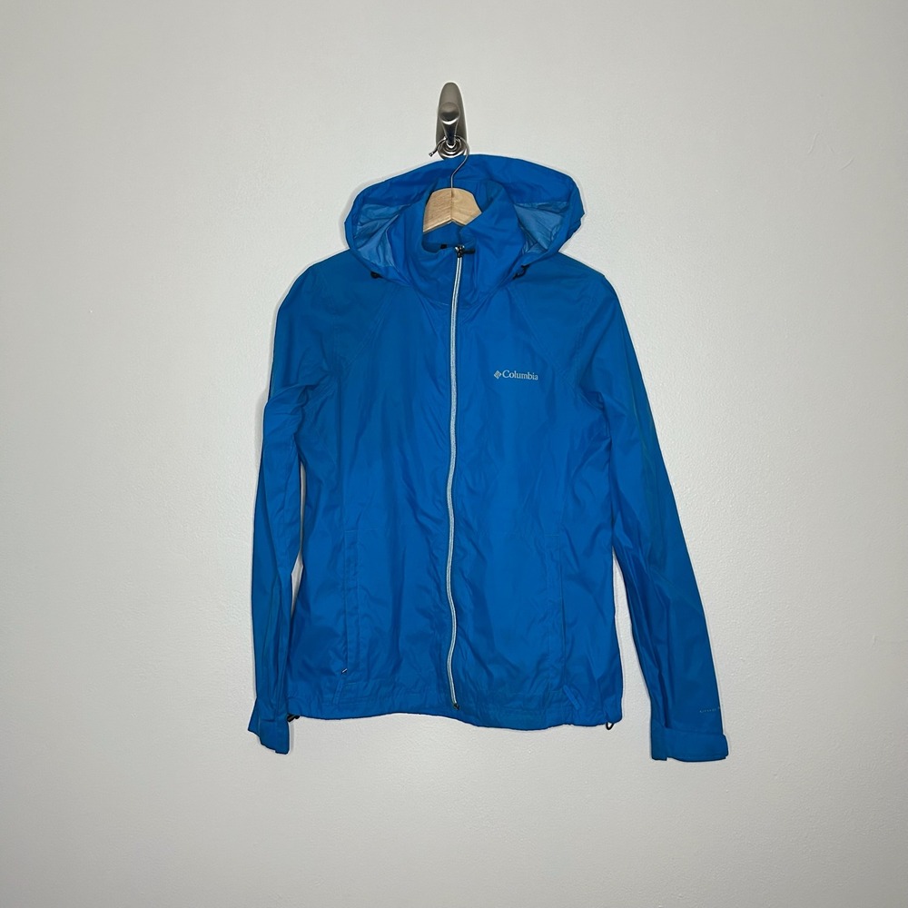 Columbia Waterproof Hooded Rain Jacket Sz M